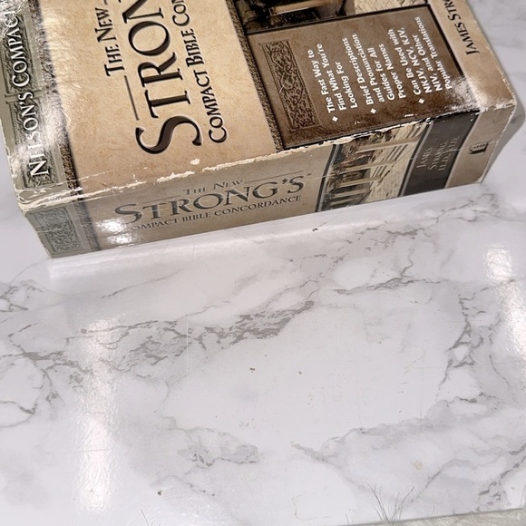 The New Strong's Compact Bible Concordance book guide  FREE WITH PURCHASE - Picture 5 of 6